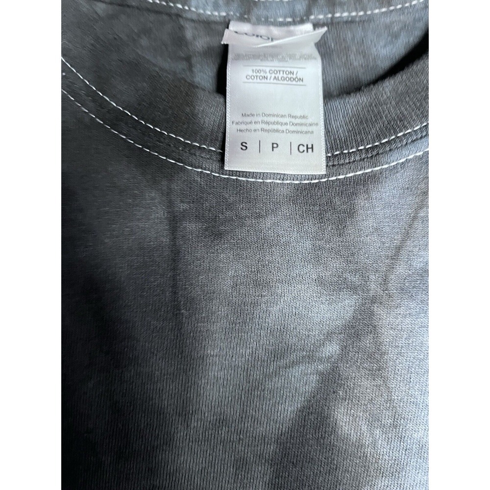 Colortone T-Shirt Men S Black Gray Tie Dye Short Sleeve Key West Florida Rooster - Picture 4 of 11